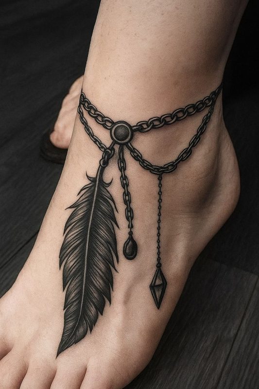 تاتو دور مچ پا